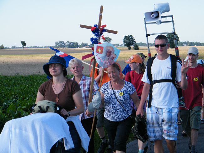 Upał doskwiera pielgrzymom