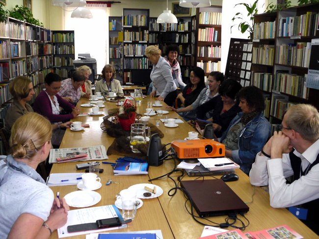 Bibliotekarze o promocji działań