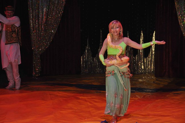 Cyrkowe popisy pod zamkiem