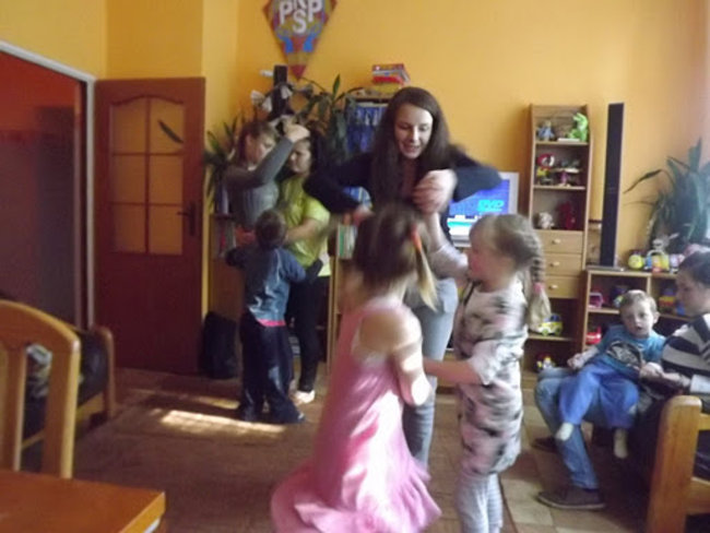 Wolontariusze w Bąkowie