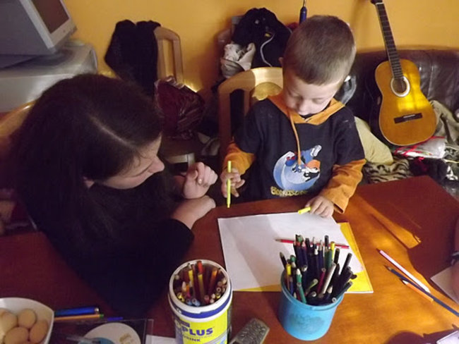 Wolontariusze w Bąkowie