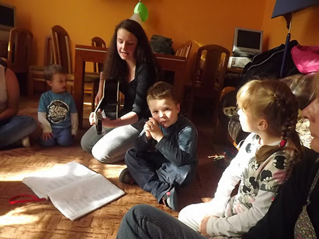 Wolontariusze w Bąkowie