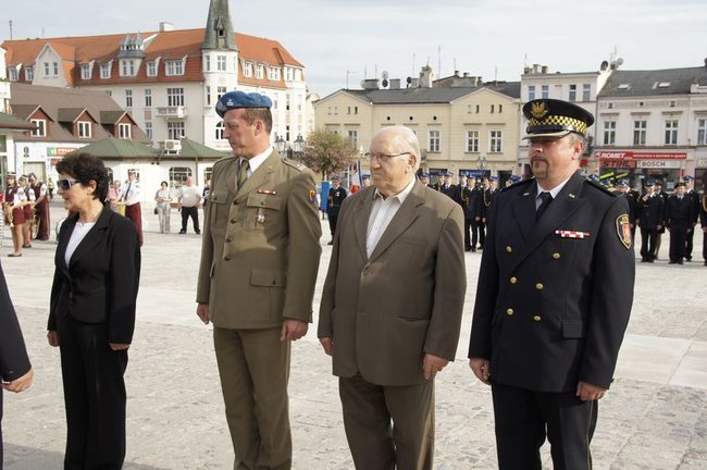 Strażacy świętowali na rynku