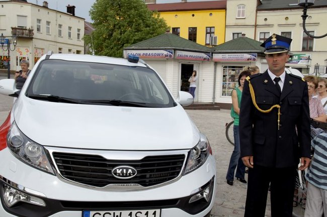 Strażacy świętowali na rynku