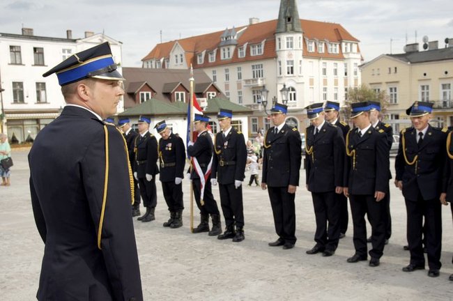 Strażacy świętowali na rynku