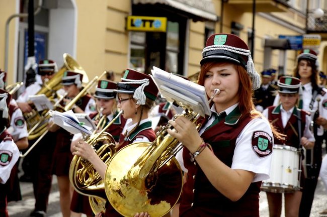 Strażacy świętowali na rynku