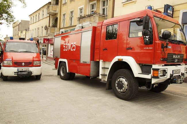 Strażacy świętowali na rynku
