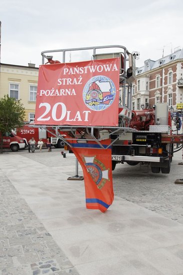 Strażacy świętowali na rynku