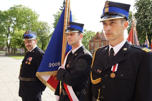 Strażacy świętowali na rynku