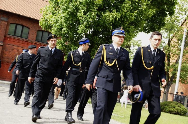Strażacy świętowali na rynku