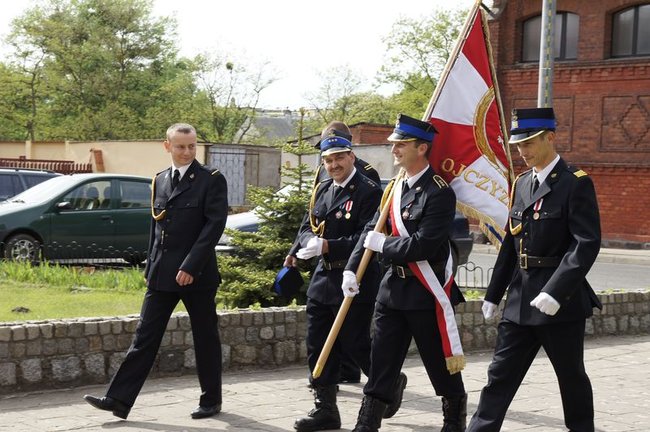 Strażacy świętowali na rynku