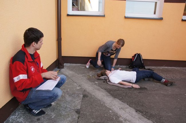 W Laskowicach uczyli się ratować