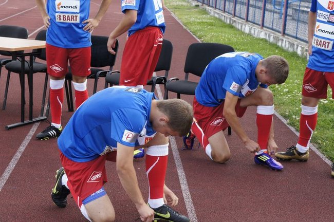 Deszczowa prezentacja nowego składu Wdy