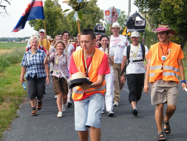 Połowa drogi na Jasną Górę