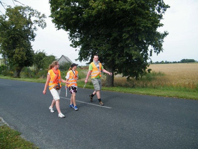 Połowa drogi na Jasną Górę