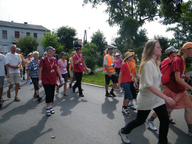 Połowa drogi na Jasną Górę