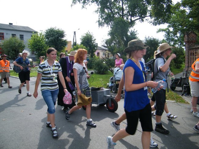 Połowa drogi na Jasną Górę