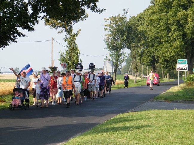 Połowa drogi na Jasną Górę