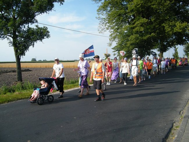Połowa drogi na Jasną Górę