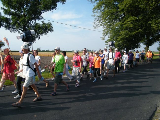 Połowa drogi na Jasną Górę