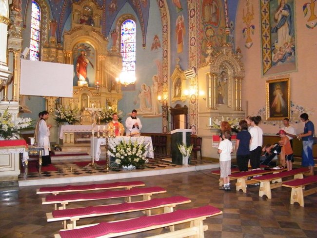 Połowa drogi na Jasną Górę