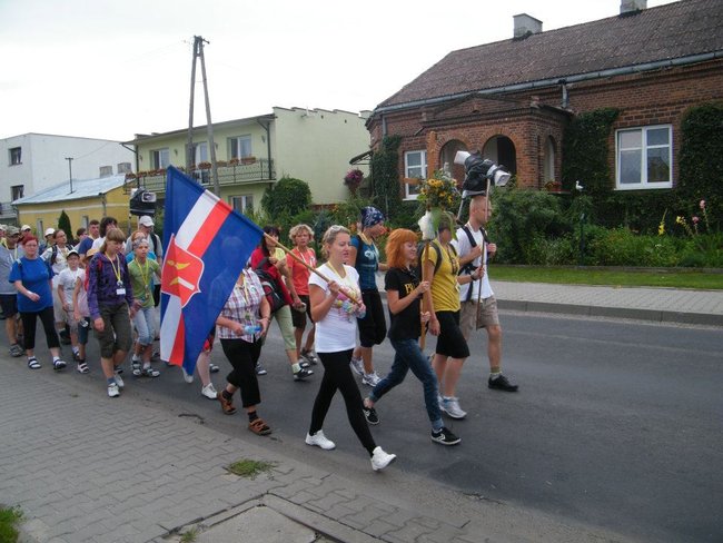 Połowa drogi na Jasną Górę