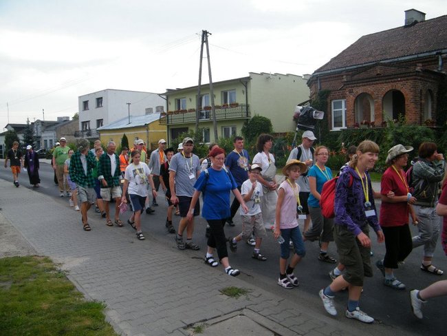Połowa drogi na Jasną Górę