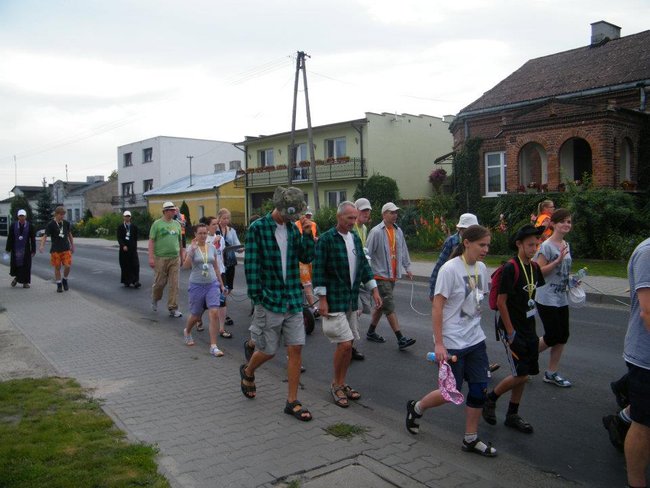 Połowa drogi na Jasną Górę