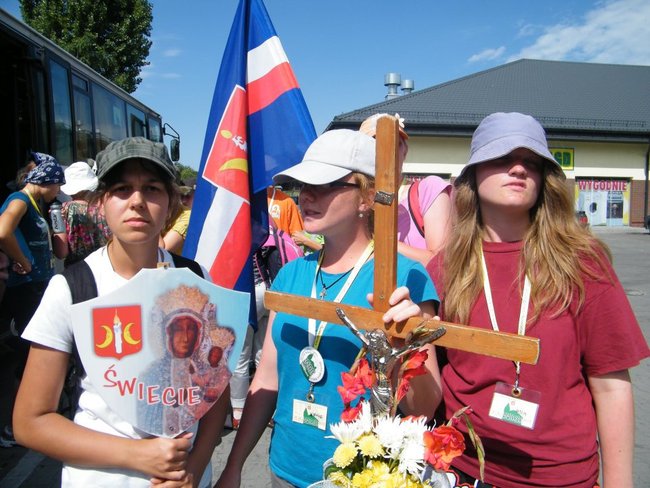 Połowa drogi na Jasną Górę