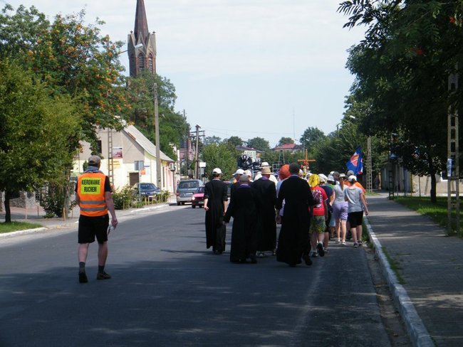 Połowa drogi na Jasną Górę