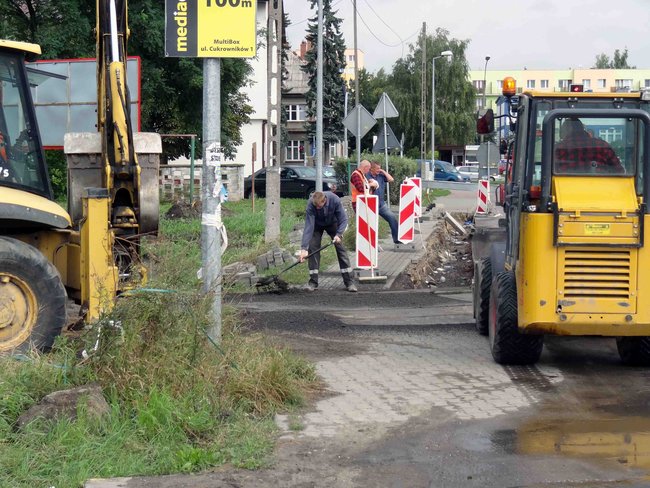 Zamykają ulicę Cukrowników