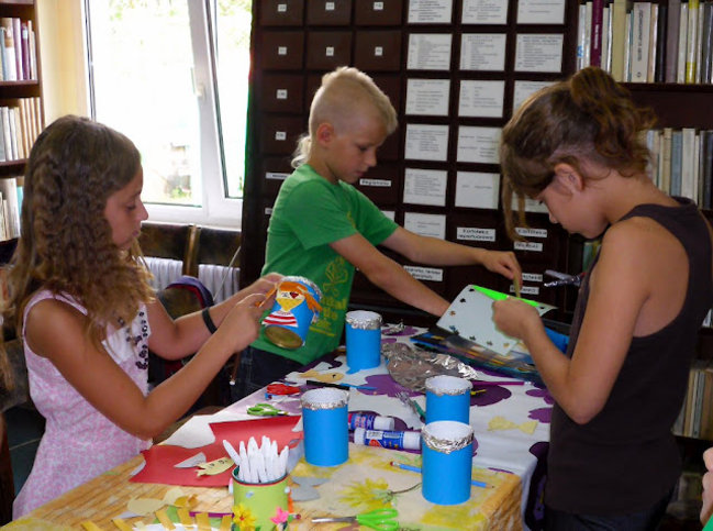 Tak minęły wakacje w Bibliotece