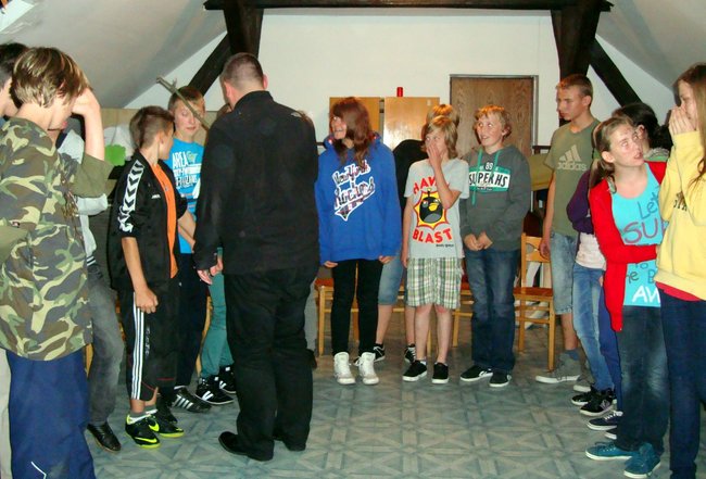 Integracja uczniów katolika w Bysławku