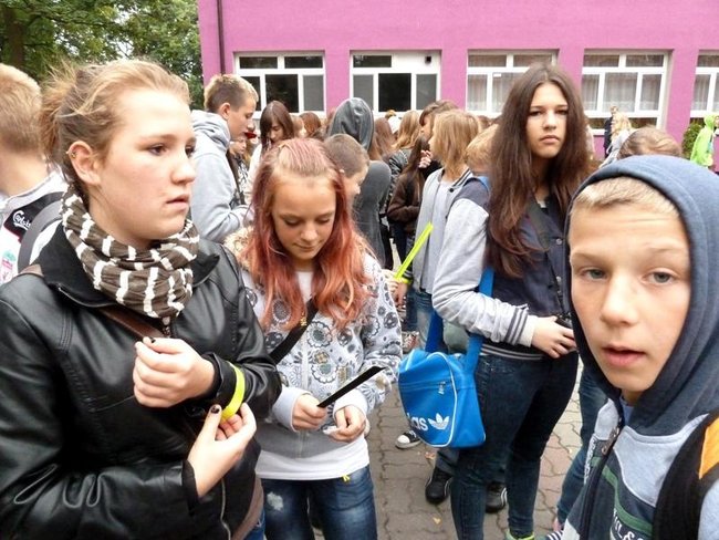 Jesienny rajd gimnazjalistów z Dwójki