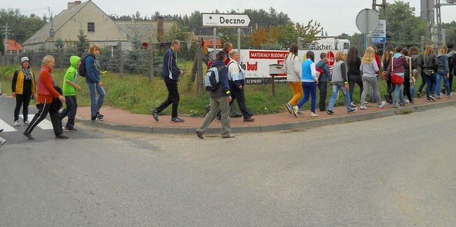 Jesienny rajd gimnazjalistów z Dwójki