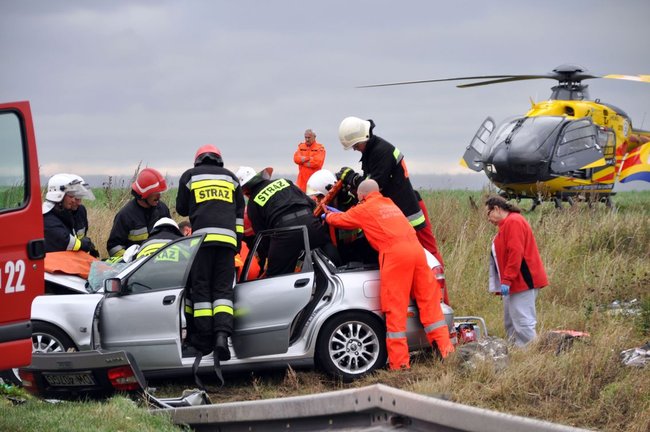 Groźny wypadek na piątce