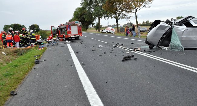 Groźny wypadek na piątce