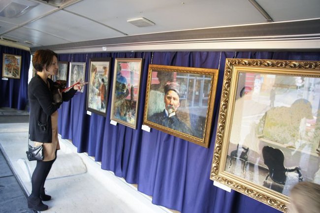 Wyczółkowski w autobusie