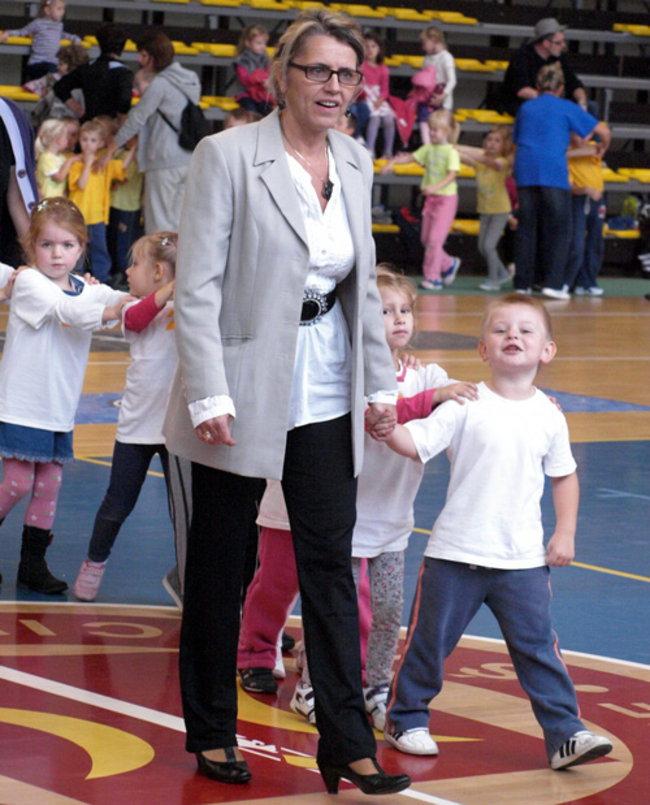 Turniej przedszkolaków w hali