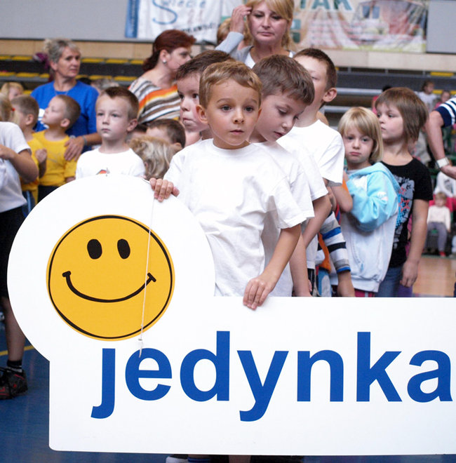 Turniej przedszkolaków w hali