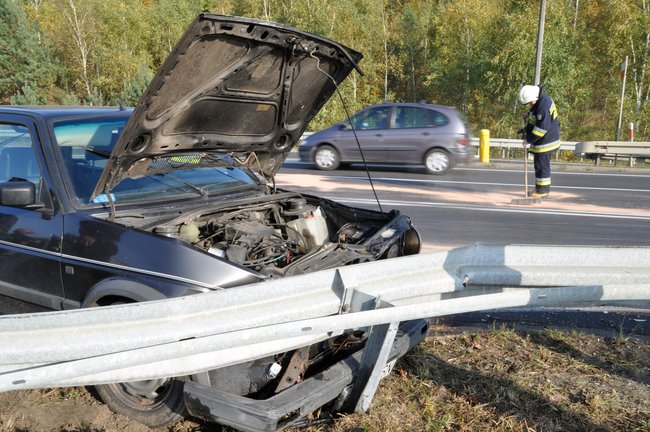 Stłuczka na Tucholskiej