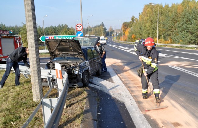 Stłuczka na Tucholskiej