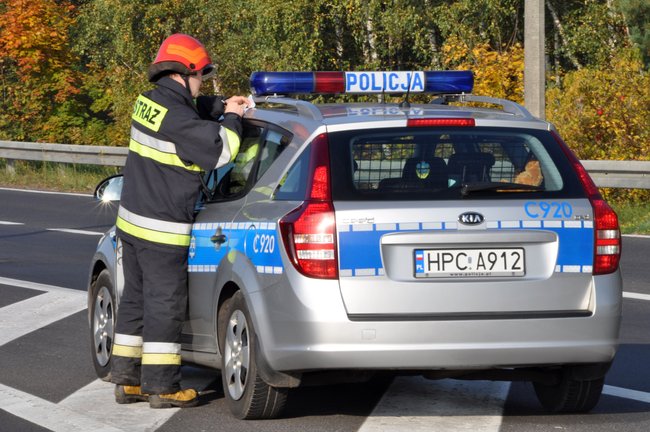 Stłuczka na Tucholskiej