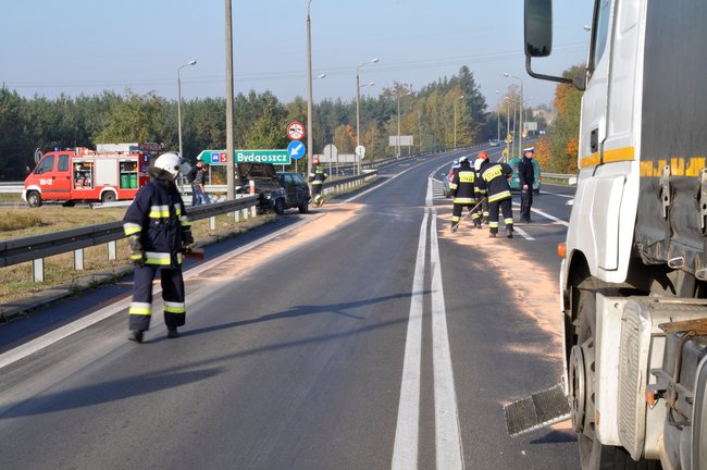 Stłuczka na Tucholskiej