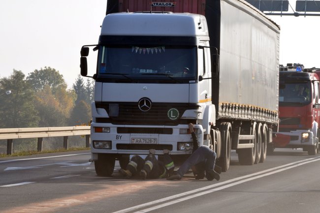 Stłuczka na Tucholskiej