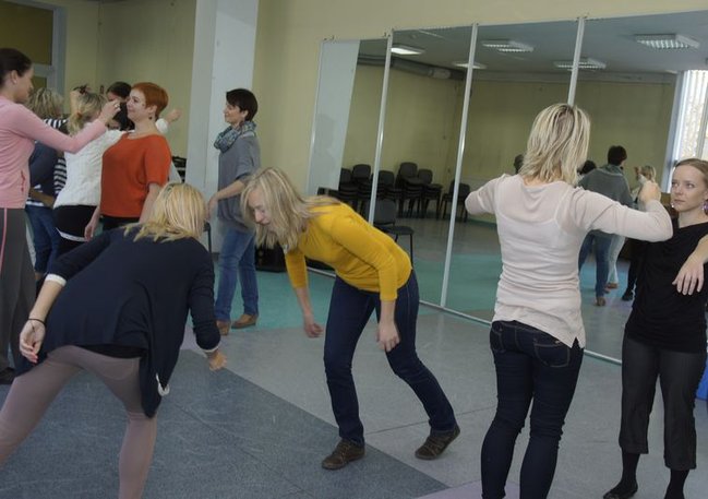 Nauczycielki jak cyrkowcy - fotorelacja