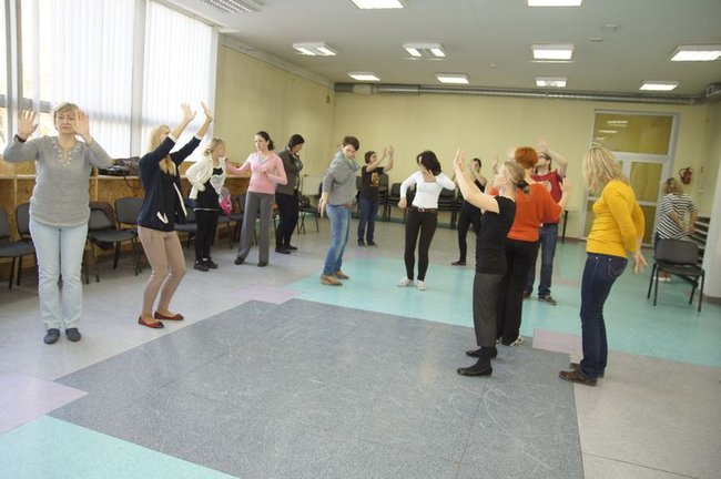 Nauczycielki jak cyrkowcy - fotorelacja