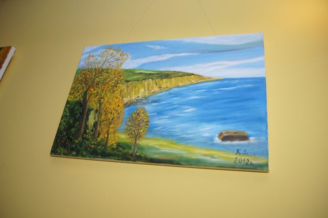 Obrazy maluje sercem