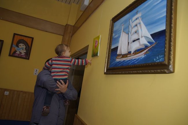 Obrazy maluje sercem