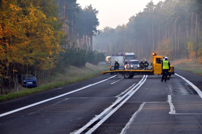 Zasnął za kierownicą